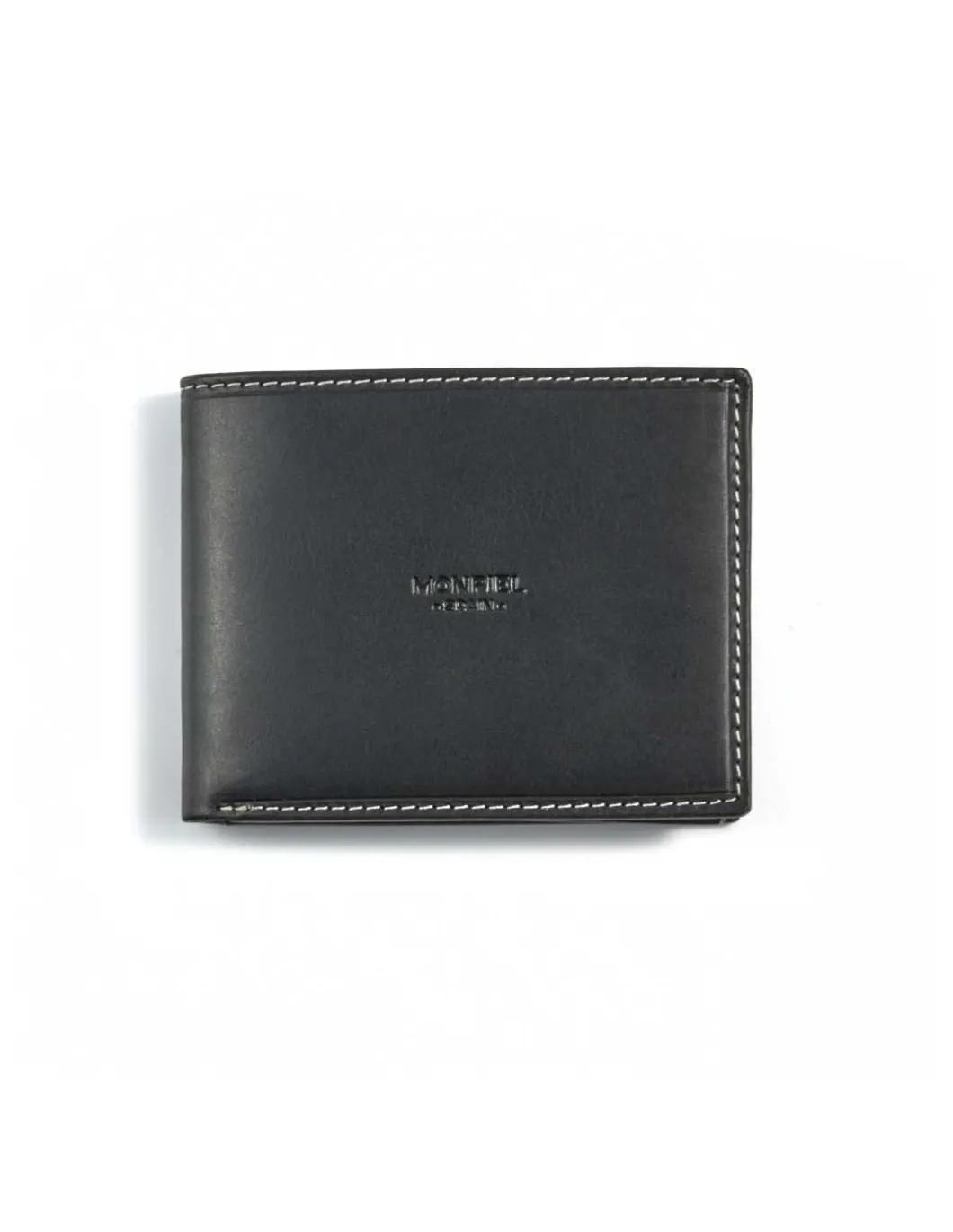 MONPIEL Americano Grande con Monedero Logo Central*Hombre Carteras Hombre Piel