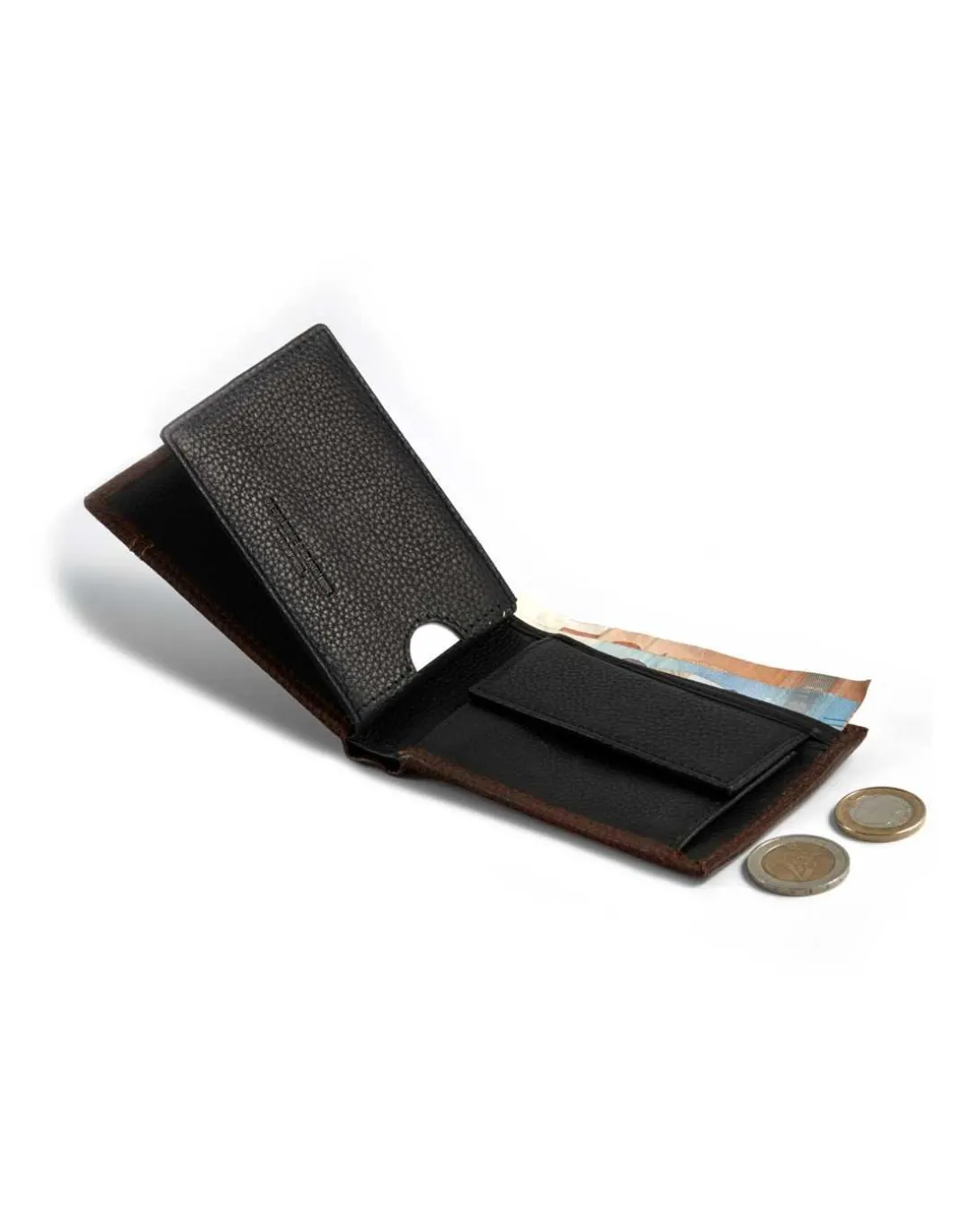MONPIEL Americano Pequeno con Monedero Dos Tonos*Hombre Carteras Hombre Piel