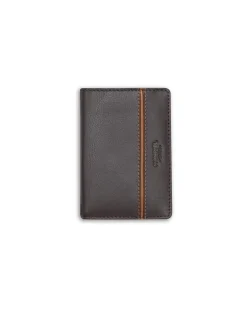 MONPIEL Billetera Pequena con Monedero Raya Lateral*Hombre Carteras Hombre Piel