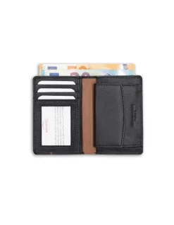 MONPIEL Billetera Pequena con Monedero Raya Lateral*Hombre Carteras Hombre Piel