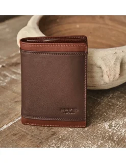 MONPIEL Billetero Basico de piel Lago*Hombre Carteras Hombre Piel