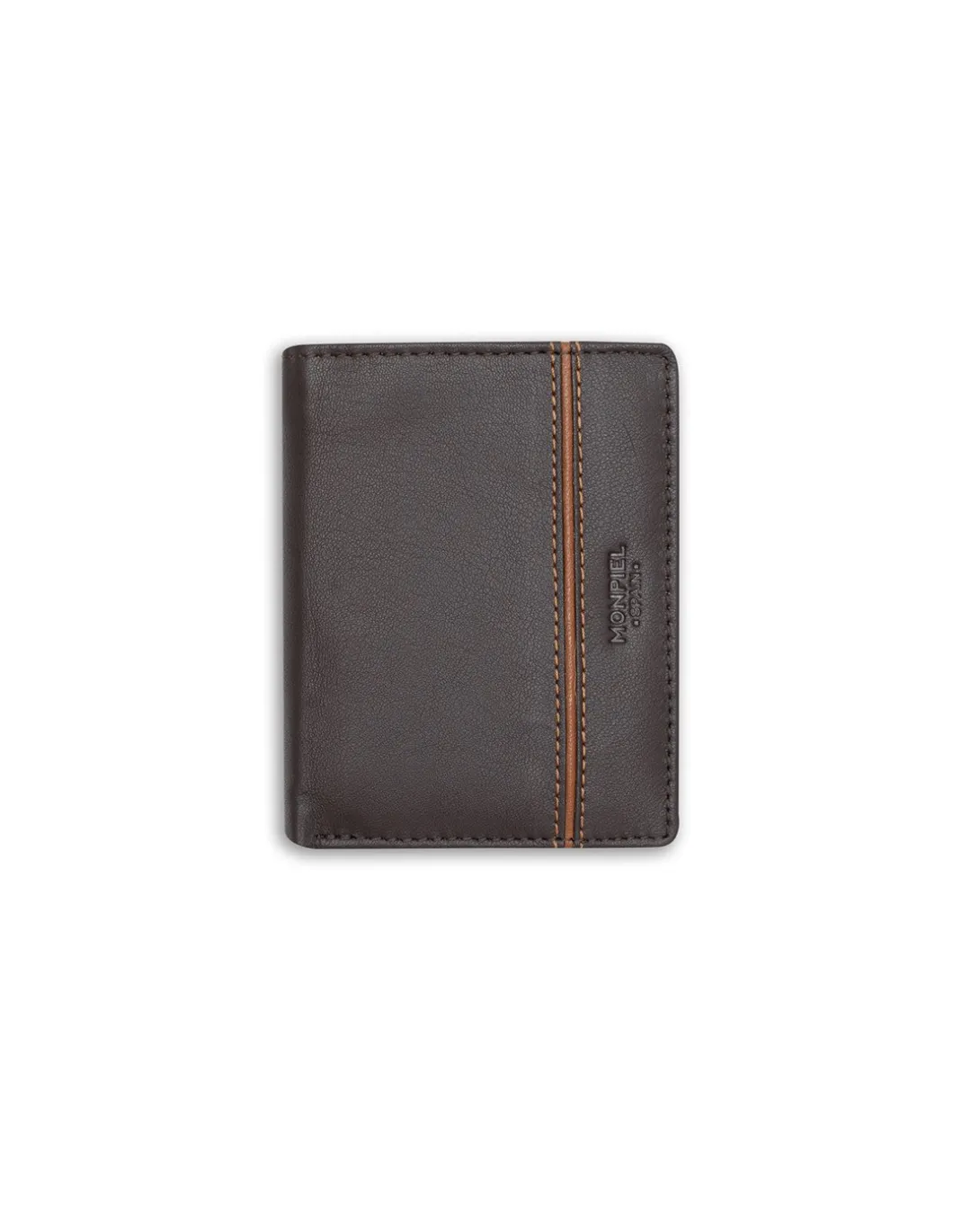 MONPIEL Billetero Basico Raya Lateral*Hombre Carteras Hombre Piel