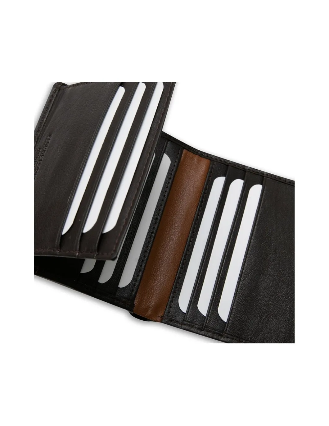 MONPIEL Billetero Basico Raya Lateral*Hombre Carteras Hombre Piel