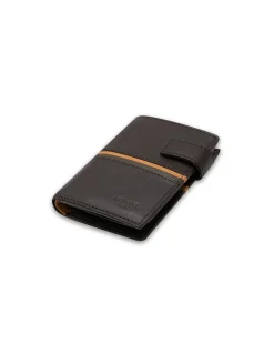 MONPIEL Billetero con Broche y Monedero Dentro Rayas a Color*Hombre Carteras Hombre Piel