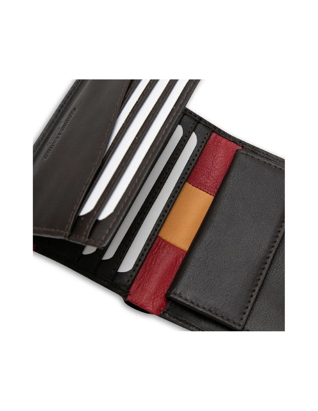MONPIEL Billetero con Monedero Bandera Espana*Hombre Carteras Hombre Piel