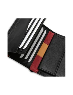 MONPIEL Billetero con Monedero Bandera Espana*Hombre Carteras Hombre Piel
