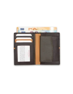 MONPIEL Billetero con Monedero Dentro Rayas a Color*Hombre Carteras Hombre Piel