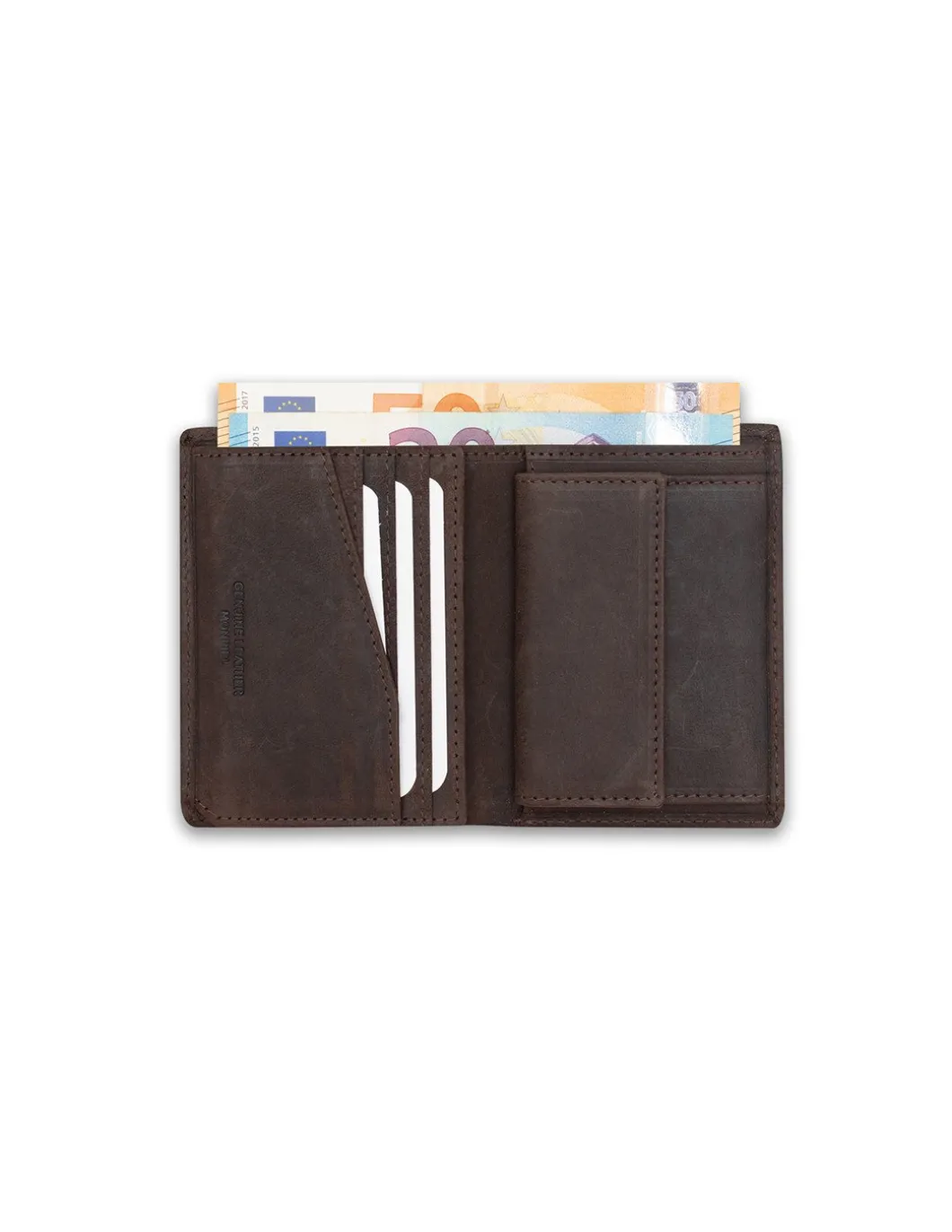 MONPIEL Billetero con Monedero Dentro Parche con Logo*Hombre Outlet Hombre|Carteras Hombre Piel