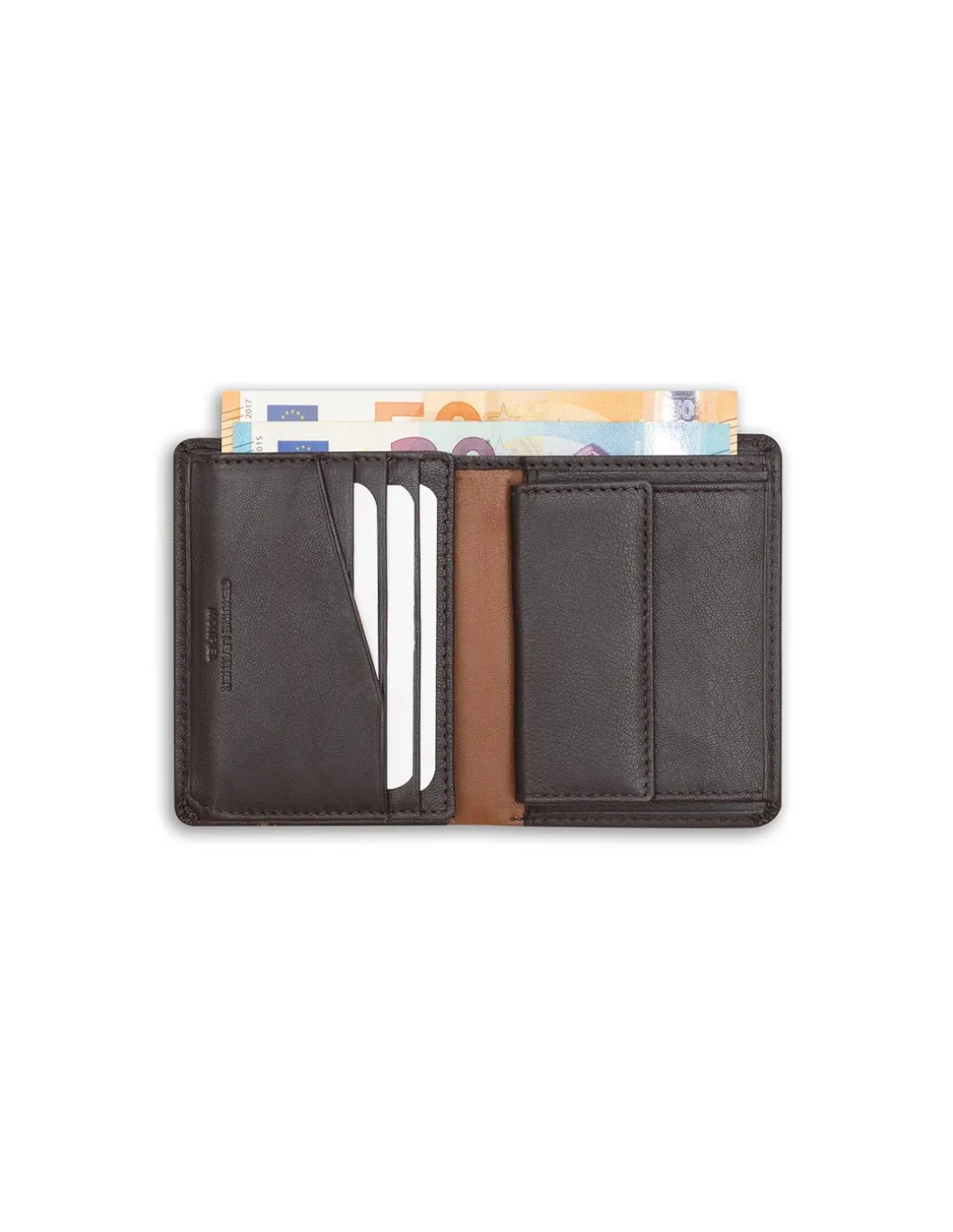 MONPIEL Billetero con Monedero Raya Lateral*Hombre Carteras Hombre Piel