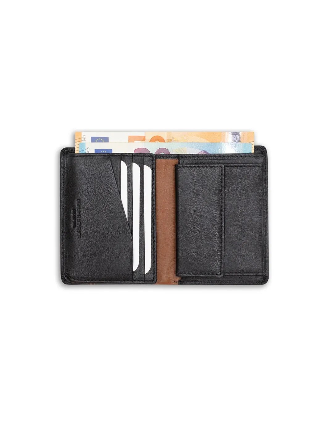 MONPIEL Billetero con Monedero Raya Lateral*Hombre Carteras Hombre Piel