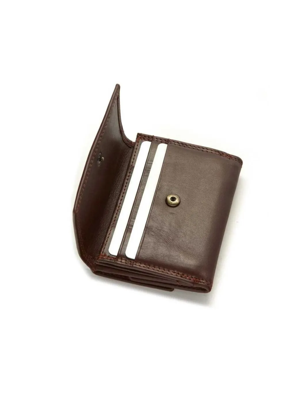 MONPIEL Billetero doble costura Monedero Pequeno Sky*Hombre Monederos Piel Hombre|Carteras Hombre Piel