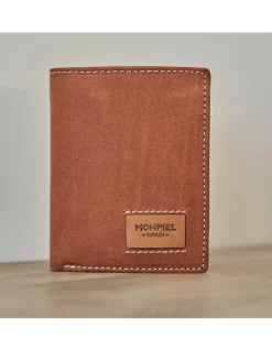 MONPIEL Billetero Simple Parche con Logo*Hombre Outlet Hombre|Carteras Hombre Piel