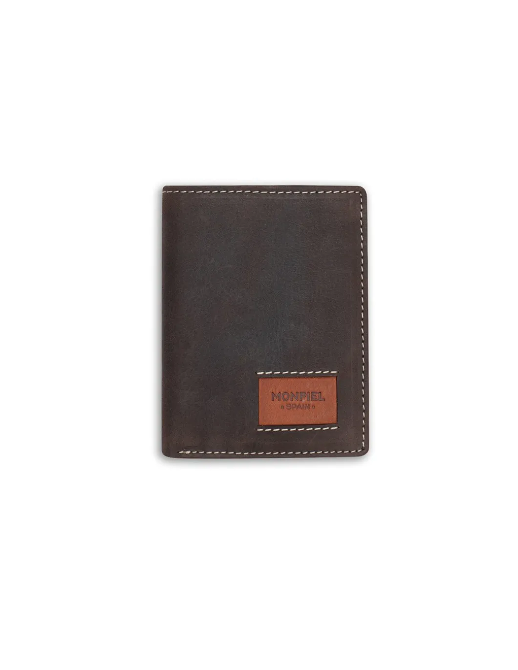 MONPIEL Billetero Simple Parche con Logo*Hombre Outlet Hombre|Carteras Hombre Piel