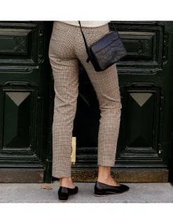 MONPIEL Bolso Bandolera de Piel Coco*Mujer Bolsos De Piel Pequeños|Bolsos Piel Mujer