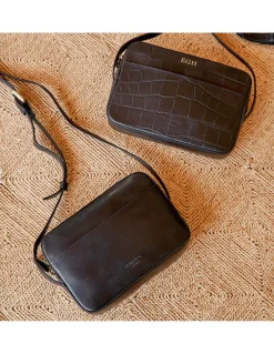 MONPIEL Bolso Bandolera de Piel Coco*Mujer Bolsos De Piel Pequeños|Bolsos Piel Mujer