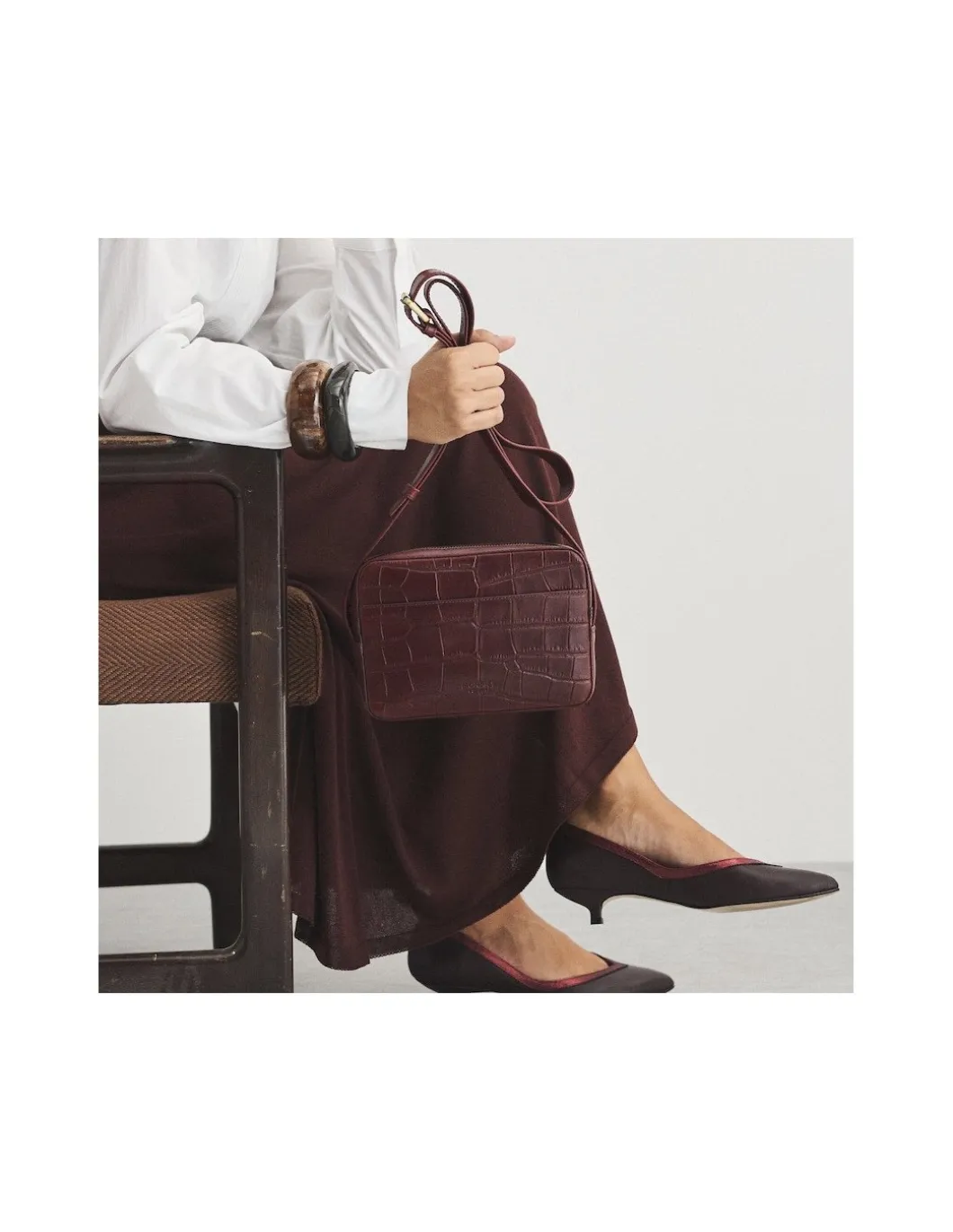 MONPIEL Bolso Bandolera de Piel Coco*Mujer Bolsos De Piel Pequeños|Bolsos Piel Mujer