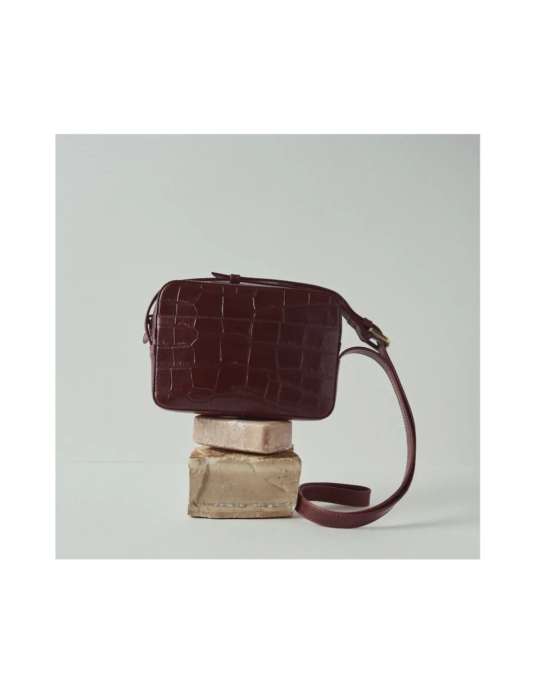 MONPIEL Bolso Bandolera de Piel Coco*Mujer Bolsos De Piel Pequeños|Bolsos Piel Mujer