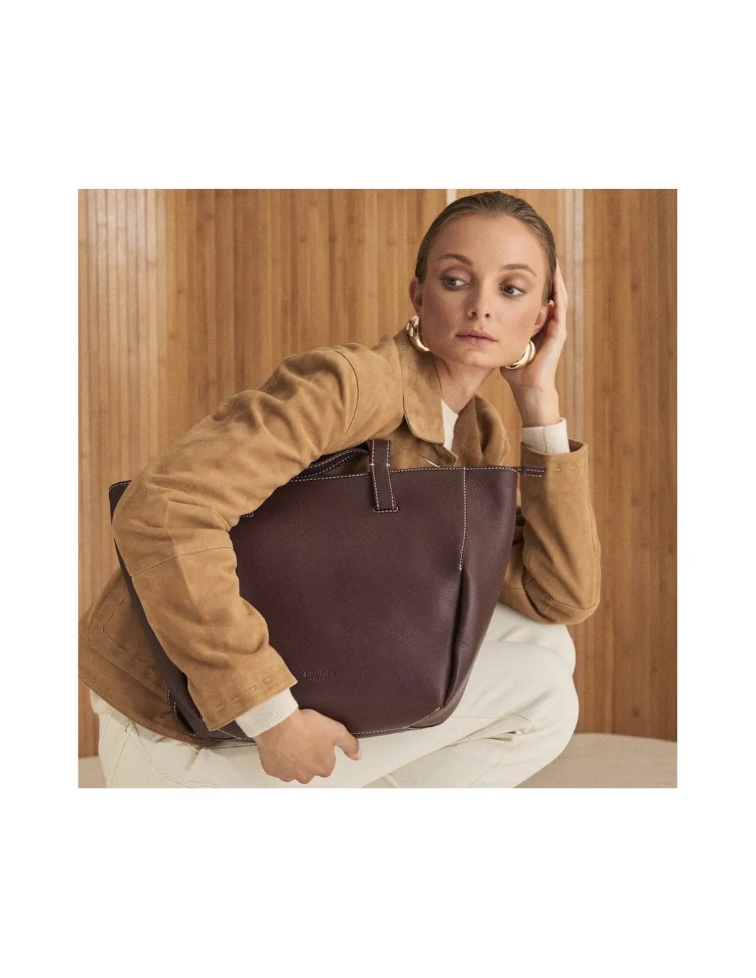 MONPIEL Bolso Canasto Piel*Mujer Outlet Mujer|Bolsos De Piel Grandes