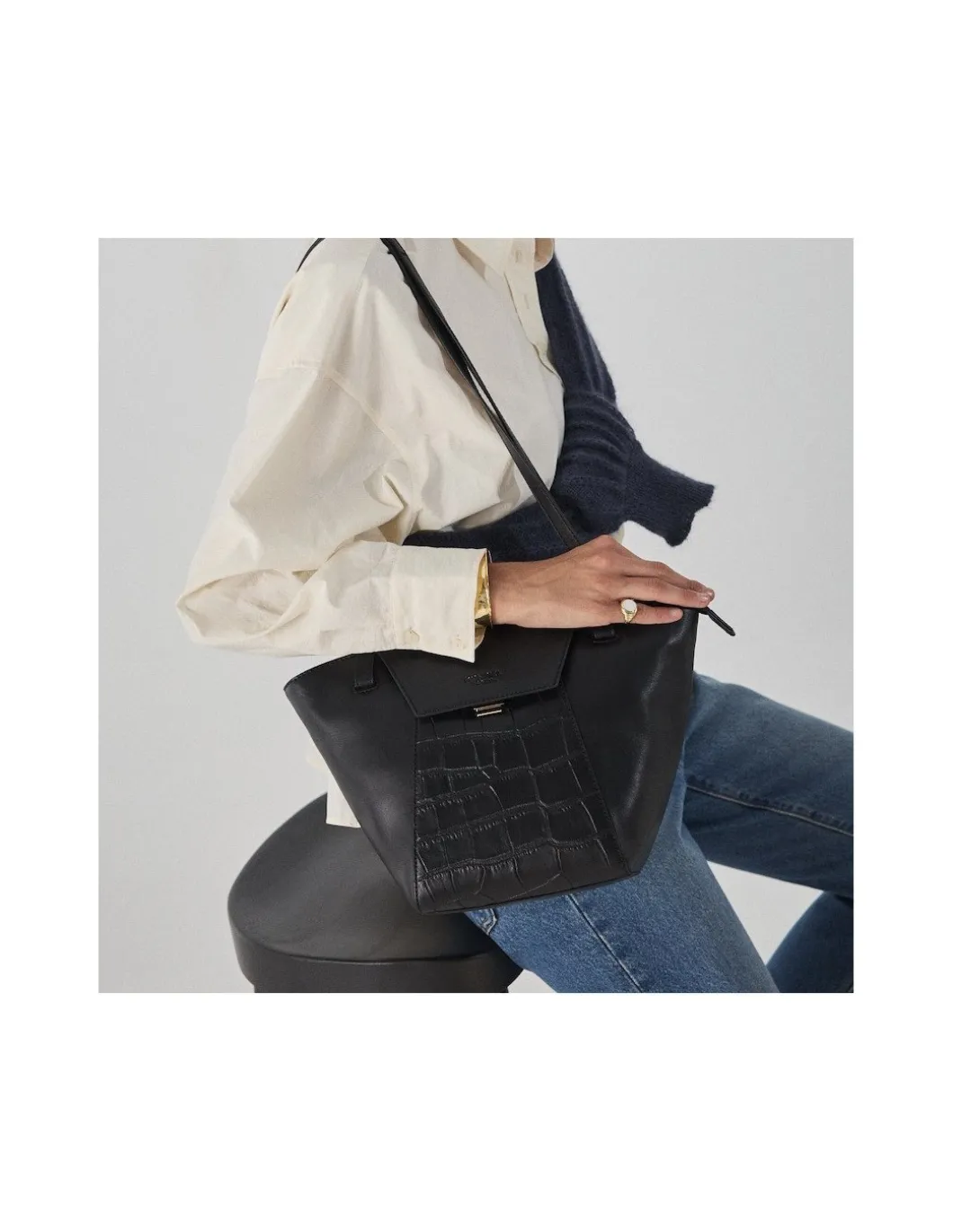 MONPIEL Bolso de piel mujer Tote Bag Paris Coco*Mujer Bolsos De Piel Medianos|Bolsos Piel Mujer