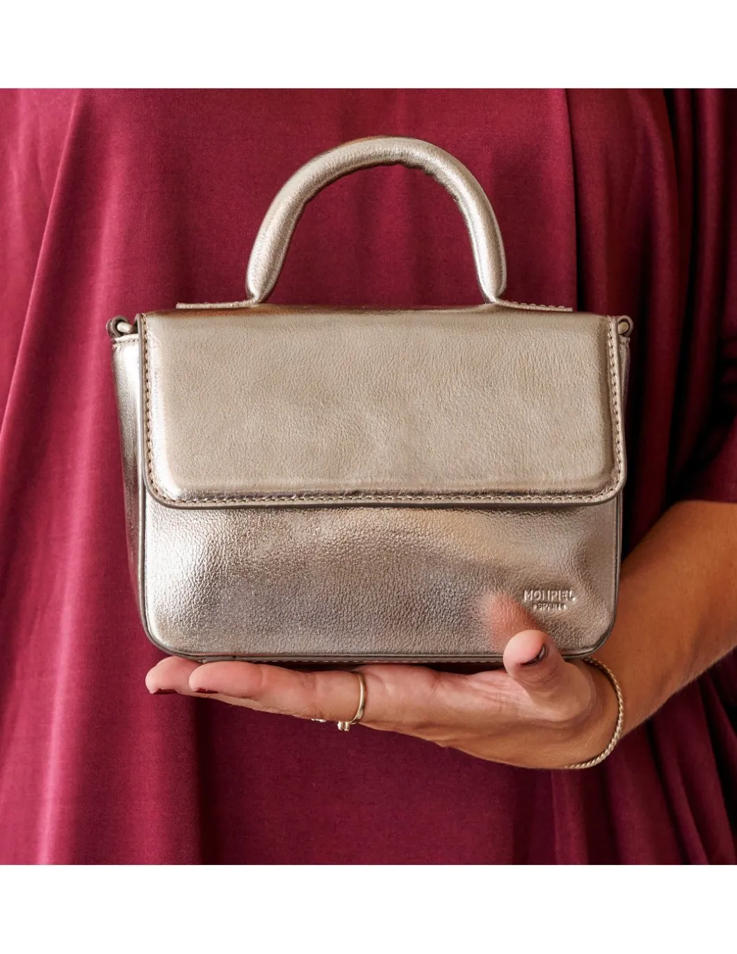 MONPIEL Bolso de Piel Pequeno Armado*Mujer Bolsos Piel Mujer|Bolsos De Piel Pequeños