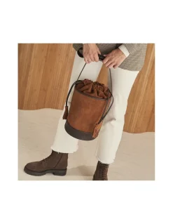 MONPIEL Bolso Redondo Cubo*Mujer Bolsos De Piel Grandes|Bolsos Piel Mujer