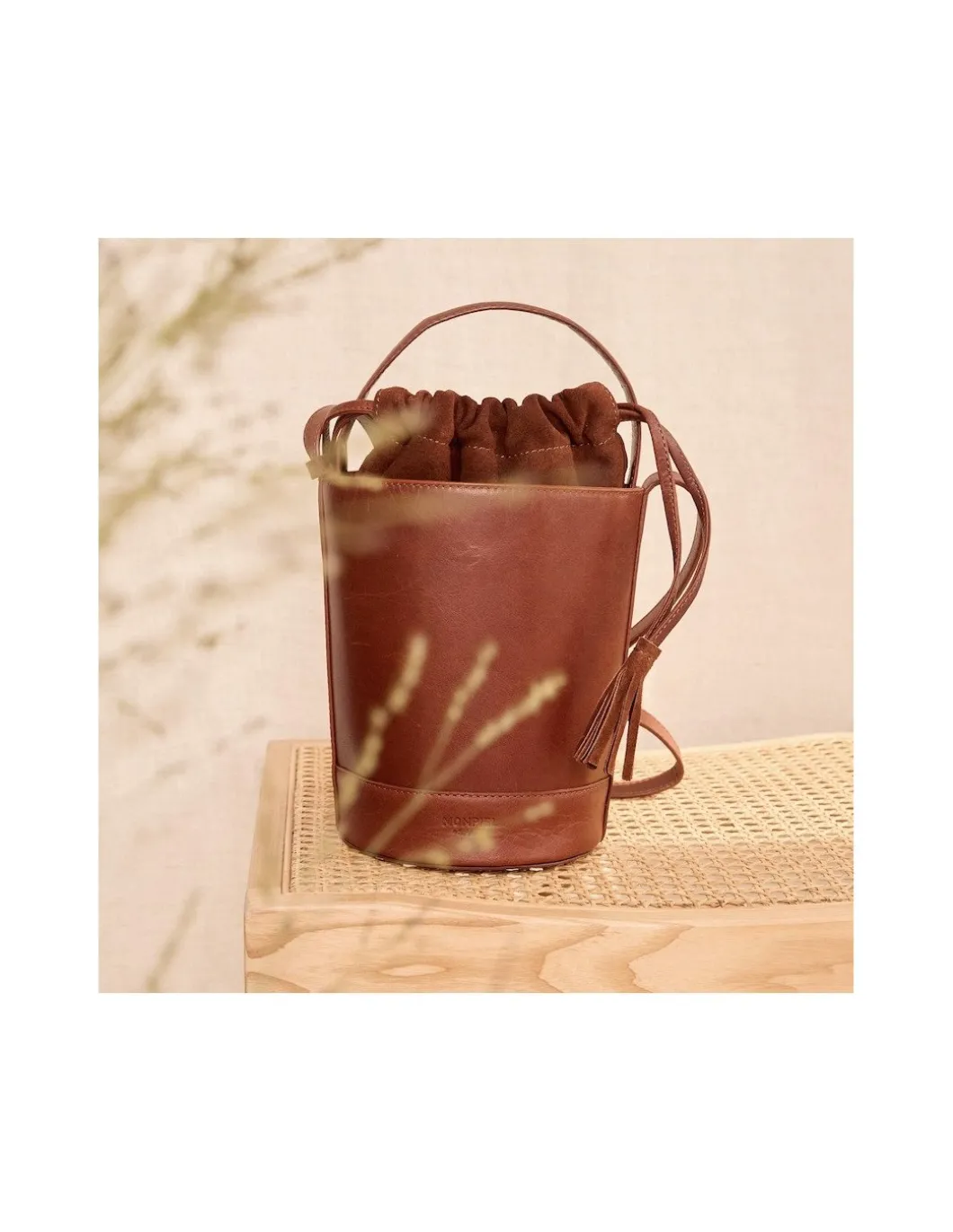 MONPIEL Bolso Redondo Cubo Pequeno*Mujer Bolsos De Piel Pequeños|Bolsos Piel Mujer