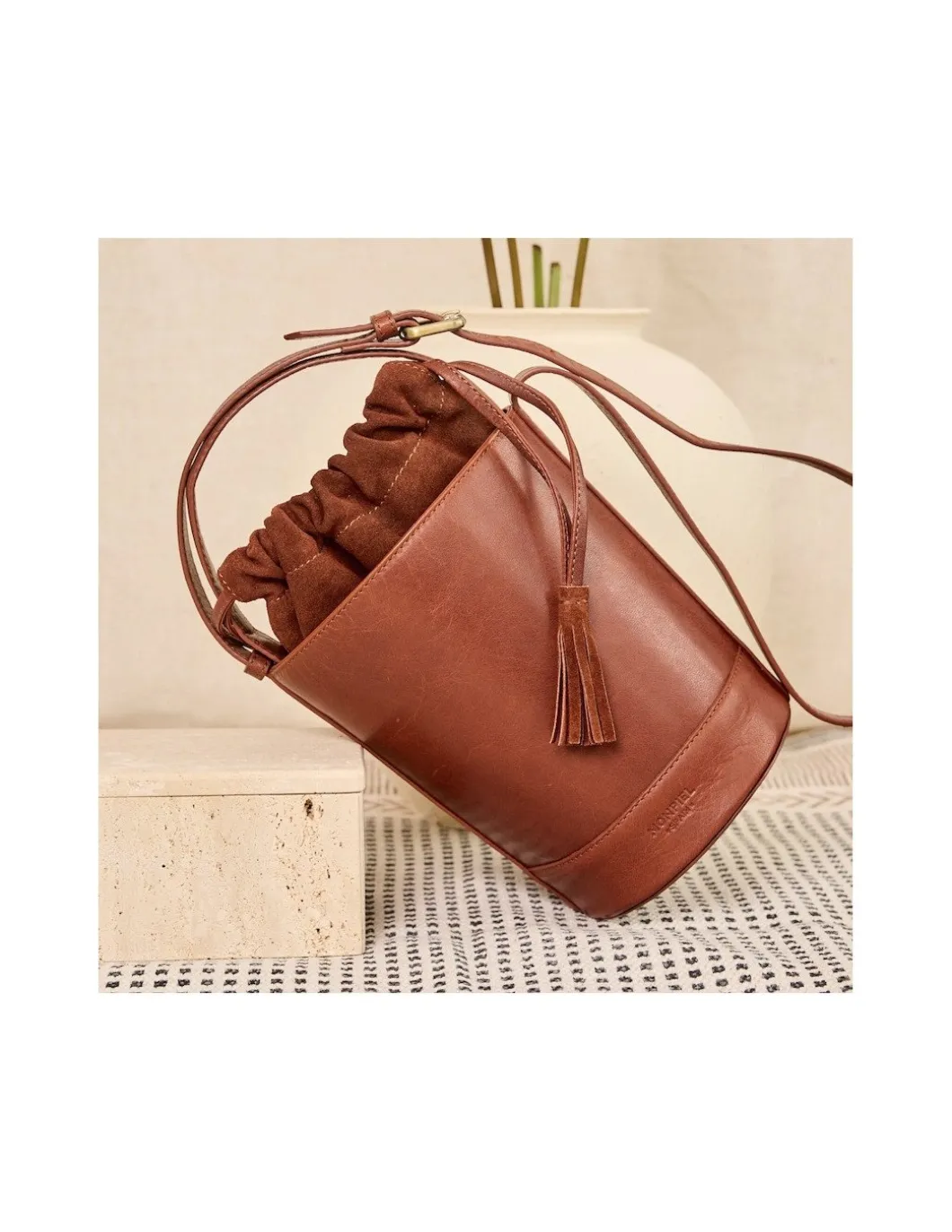 MONPIEL Bolso Redondo Cubo Pequeno*Mujer Bolsos De Piel Pequeños|Bolsos Piel Mujer