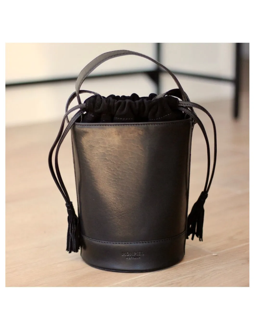 MONPIEL Bolso Redondo Cubo Pequeno*Mujer Bolsos De Piel Pequeños|Bolsos Piel Mujer