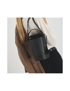 MONPIEL Bolso Redondo Cubo Pequeno*Mujer Bolsos De Piel Pequeños|Bolsos Piel Mujer