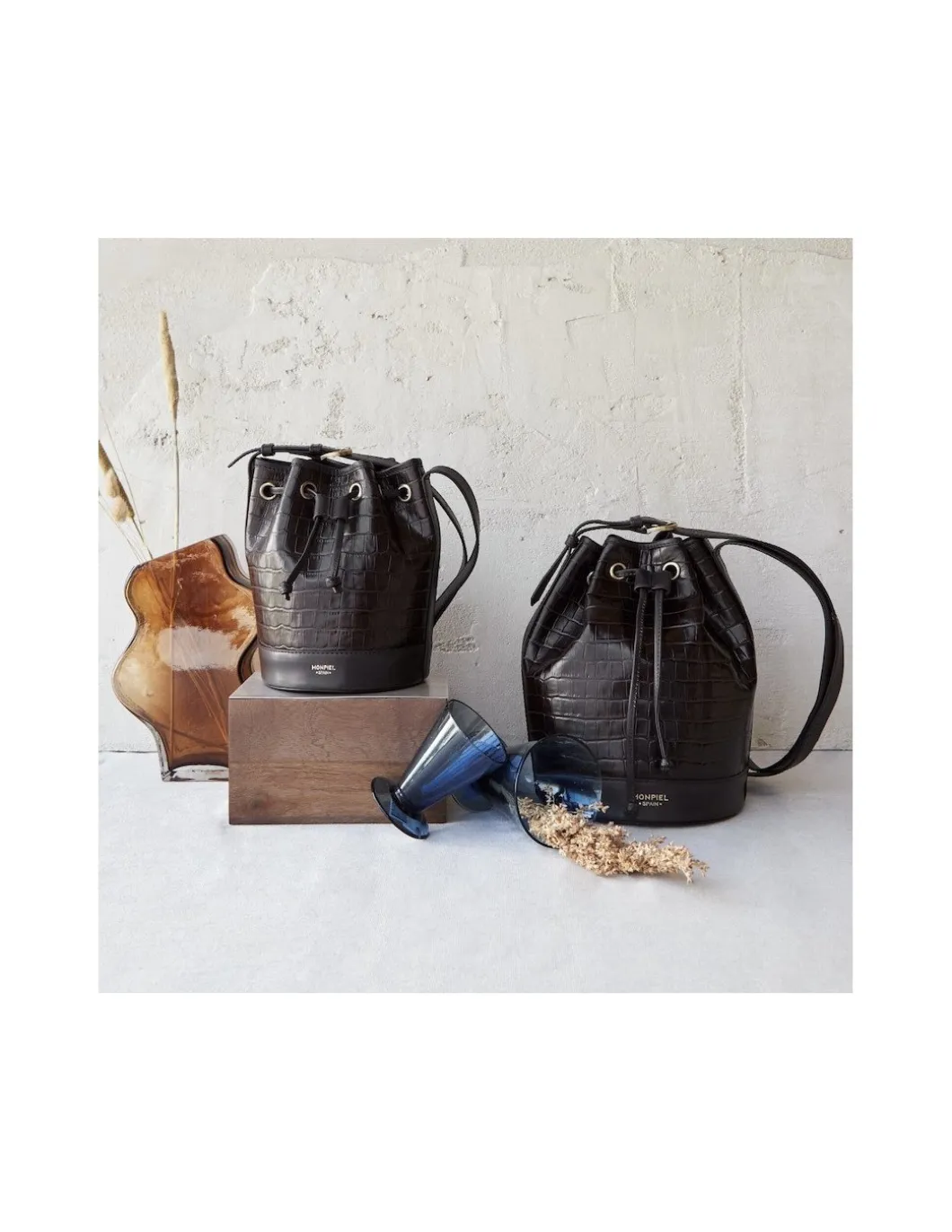 MONPIEL Bolso Saco Bombonera Pequeno*Mujer Bolsos De Piel Pequeños|Bolsos Piel Mujer