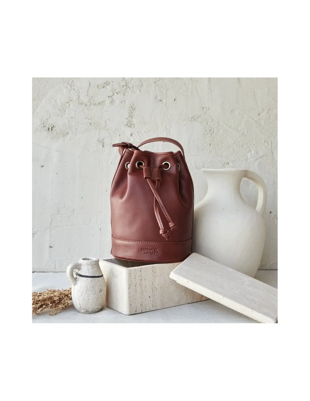 MONPIEL Bolso Saco Bombonera Pequeno*Mujer Bolsos Piel Mujer|Bolsos De Piel Pequeños