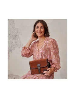 MONPIEL Bolso Satchel Hebilla*Mujer Bolsos De Piel Medianos|Bolsos Piel Mujer