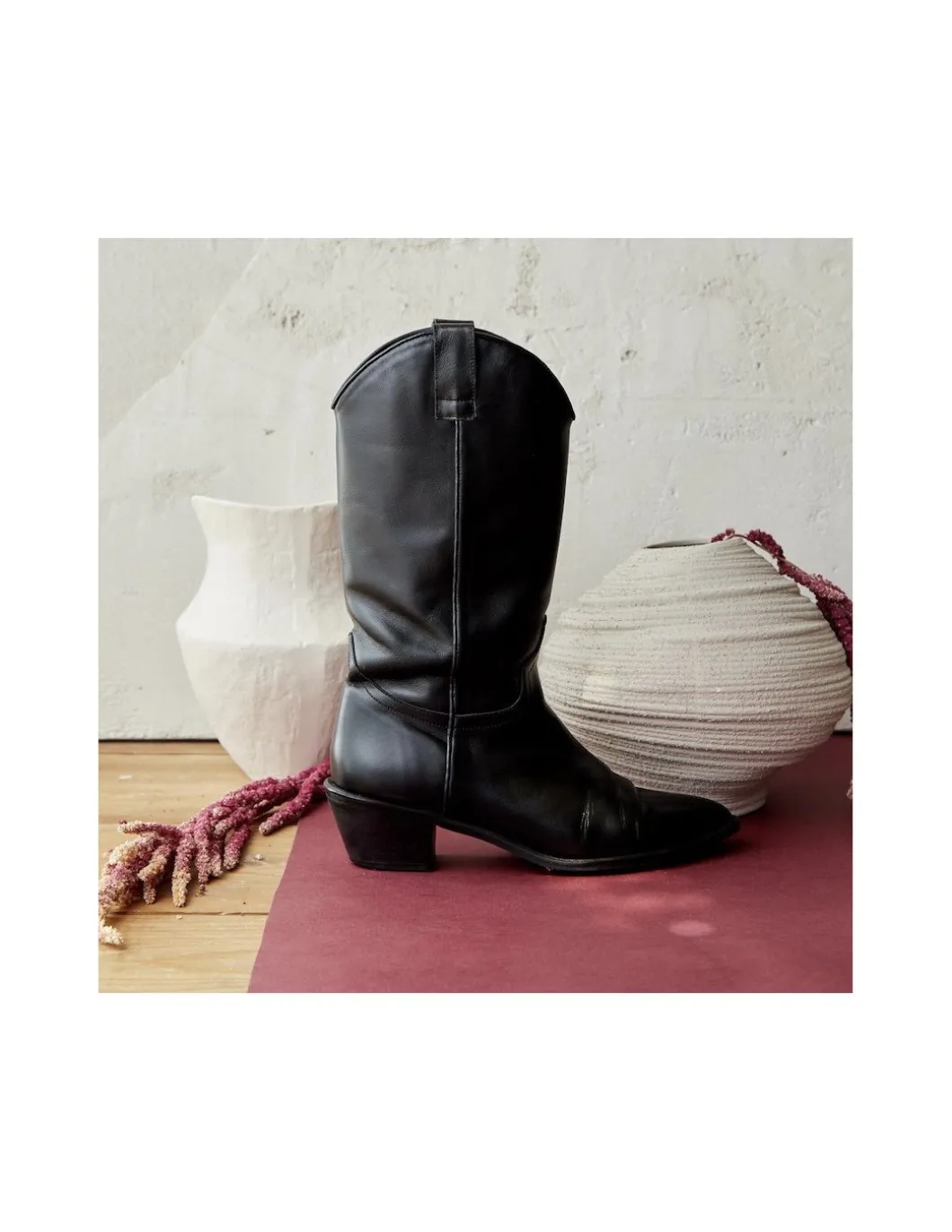 MONPIEL Bota Cowboy Media Cana Annie*Mujer Outlet Mujer|Botas Piel Mujer