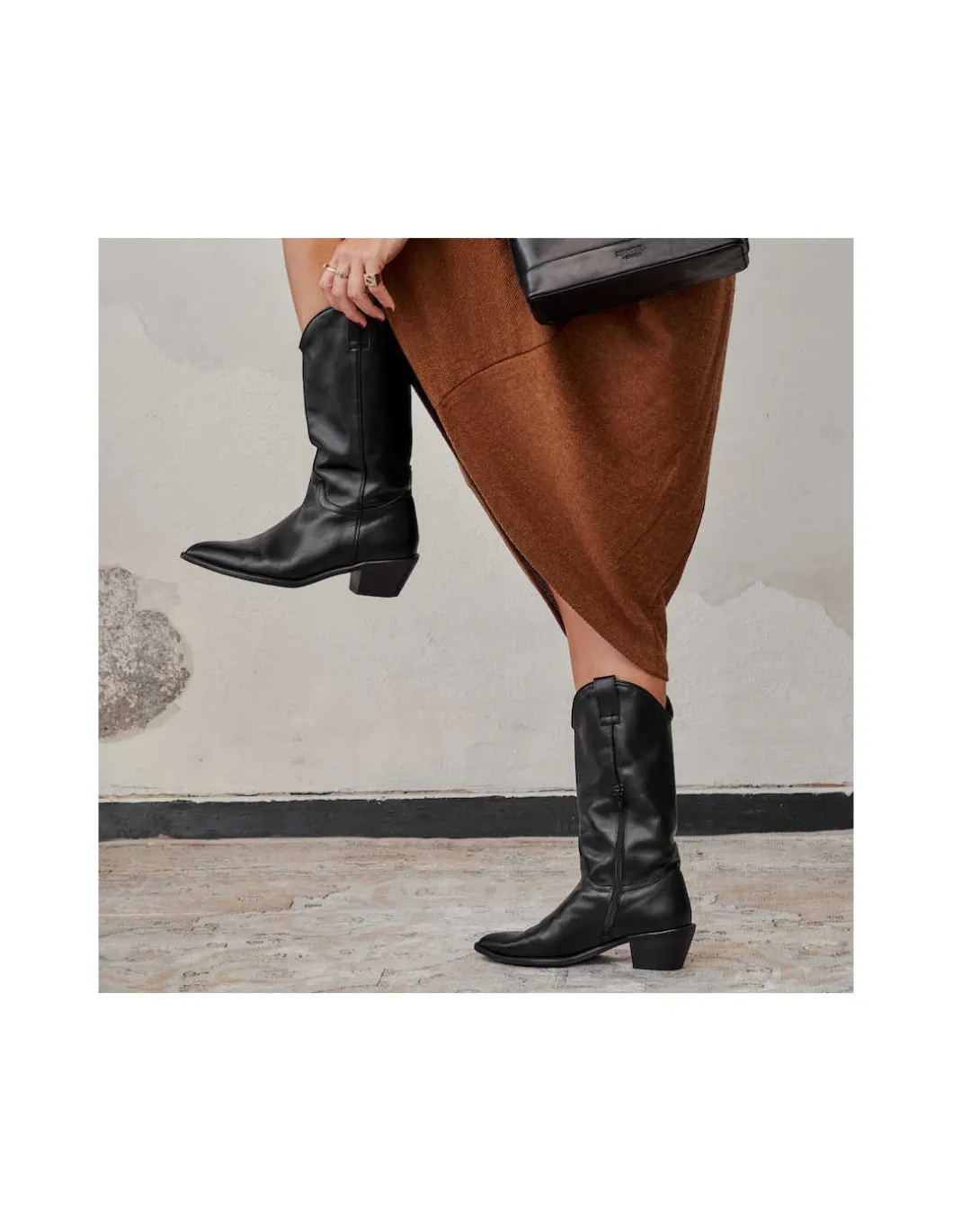 MONPIEL Bota Cowboy Media Cana Annie*Mujer Outlet Mujer|Botas Piel Mujer