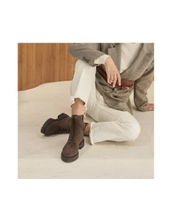 MONPIEL Botin de cordones Camila*Mujer Botines Piel Mujer