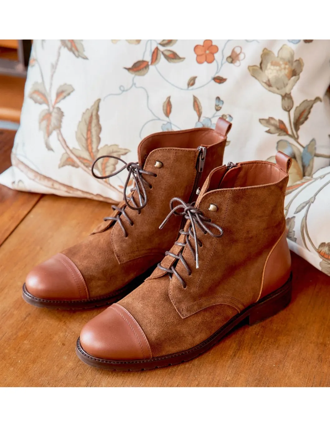 MONPIEL Botin Mujer con Cordones Satur*Mujer Outlet Mujer|Botines Piel Mujer