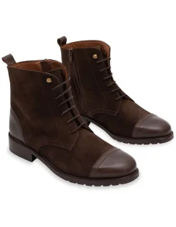 MONPIEL Botin Mujer con Cordones Satur*Mujer Outlet Mujer|Botines Piel Mujer