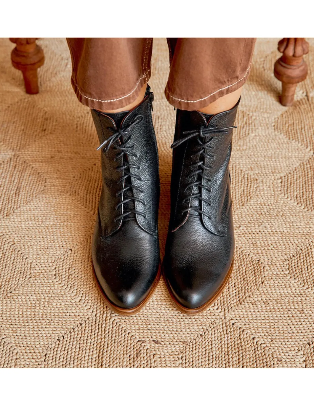 MONPIEL Botin Piel Mujer Punta Fina Vero*Mujer Outlet Mujer|Botines Piel Mujer