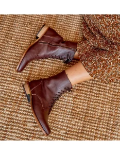 MONPIEL Botin Piel Mujer Punta Fina Vero*Mujer Outlet Mujer|Botines Piel Mujer