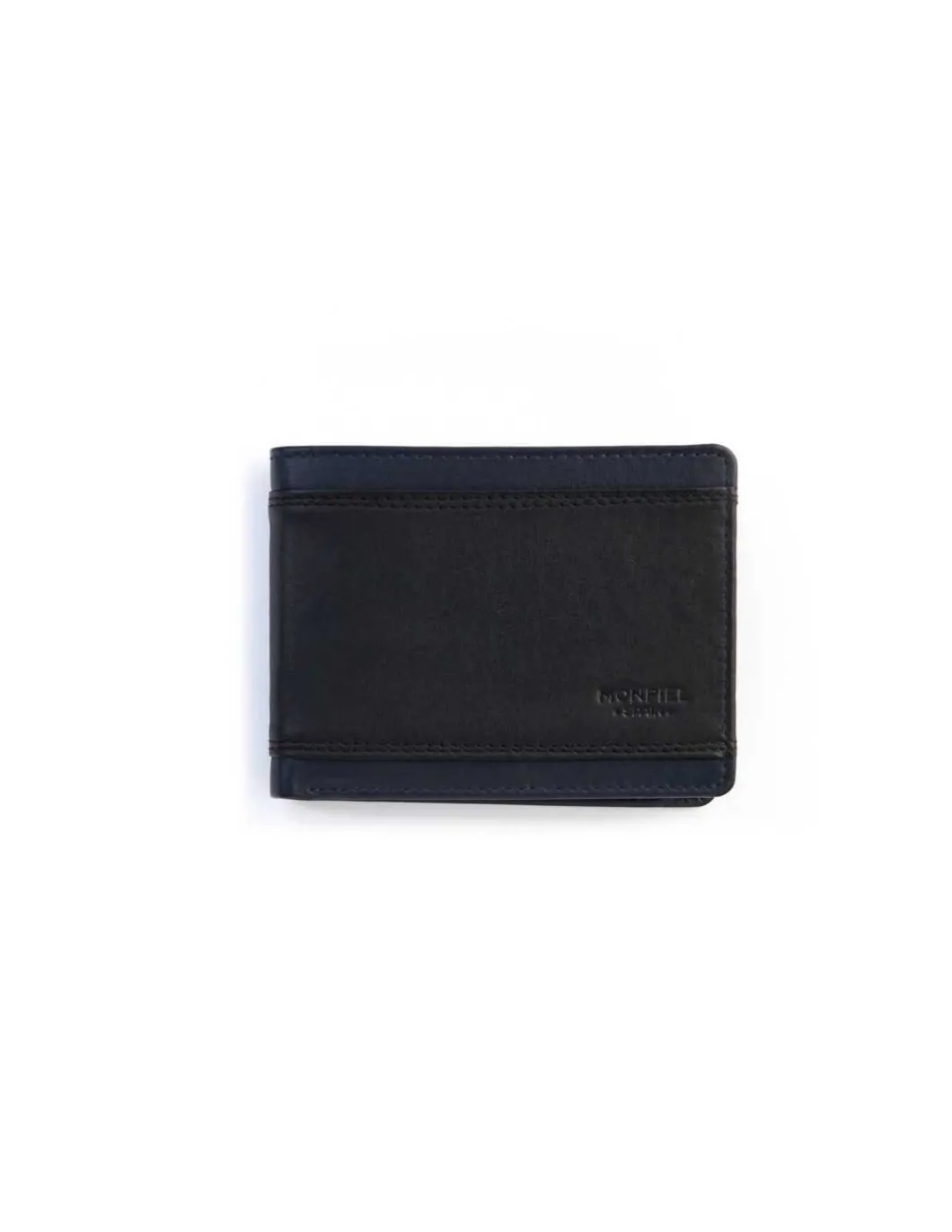 MONPIEL Cartera Americana de piel con Monedero y Tarjetero Extra Lago*Hombre Carteras Hombre Piel