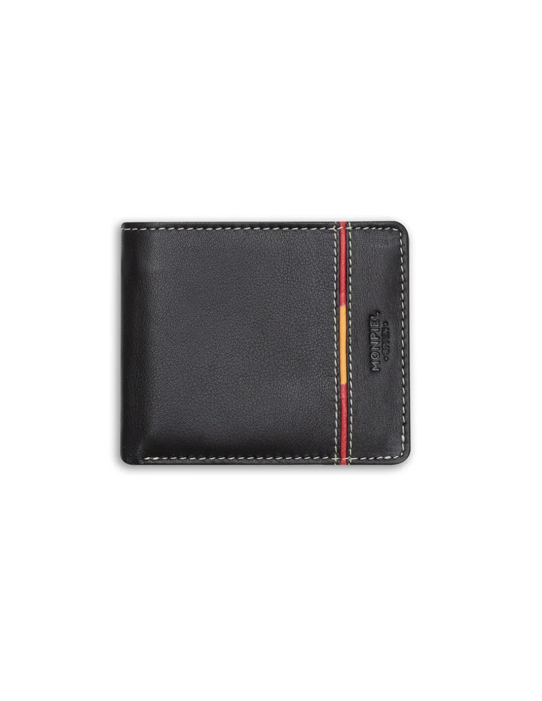 MONPIEL Cartera Americana Grande Bandera Espana*Hombre Carteras Hombre Piel