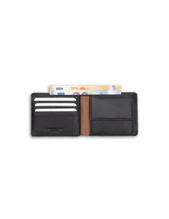 MONPIEL Cartera Americana Grande con Monedero Raya Lateral*Hombre Carteras Hombre Piel