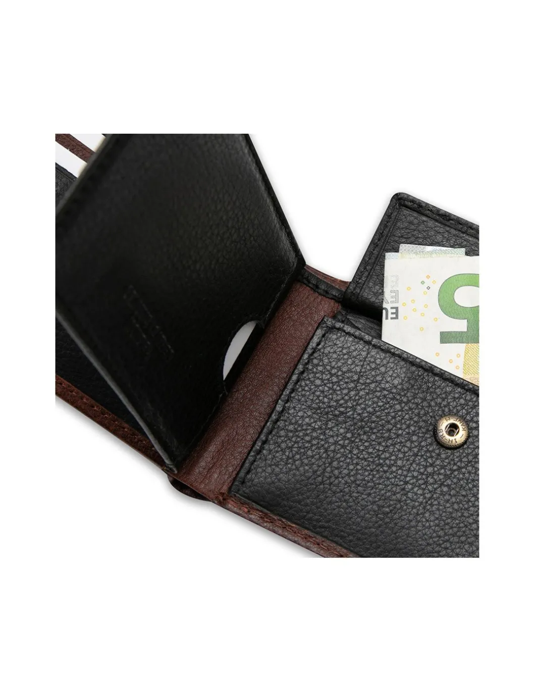 MONPIEL Cartera Americana Pequena con Monedero Cuero*Hombre Carteras Hombre Piel