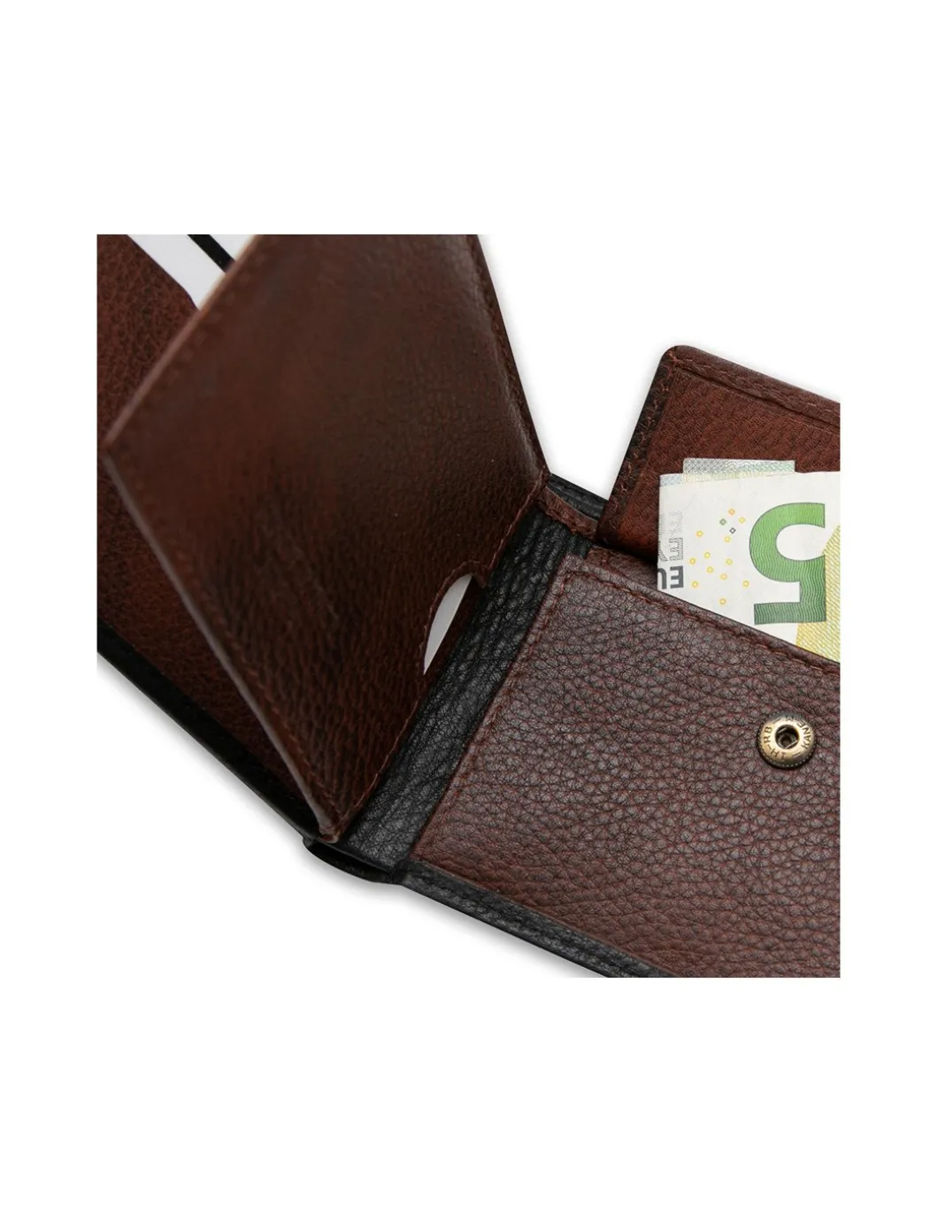 MONPIEL Cartera Americana Pequena con Monedero Cuero*Hombre Carteras Hombre Piel