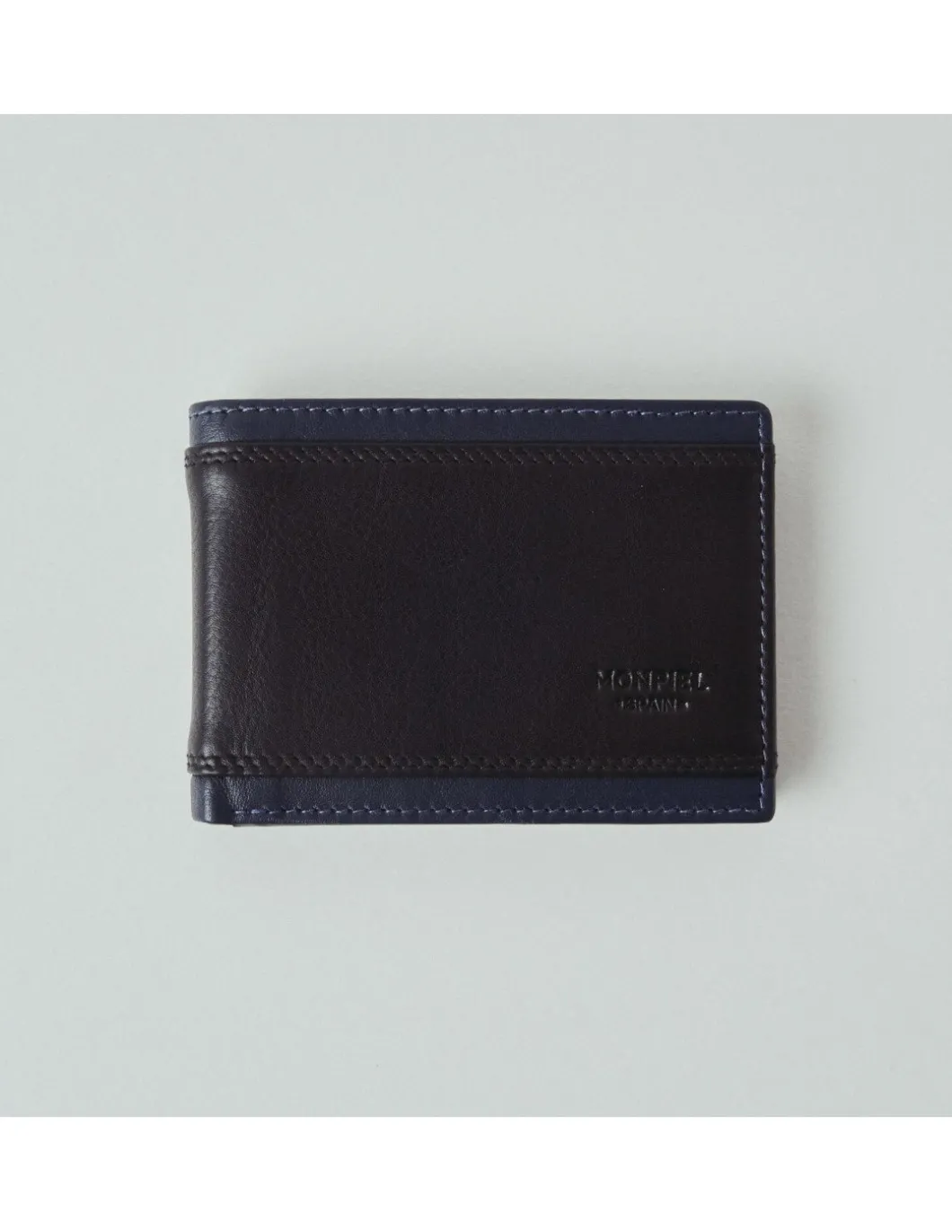 MONPIEL Cartera Americana Pequena Lago sin Monedero*Hombre Carteras Hombre Piel