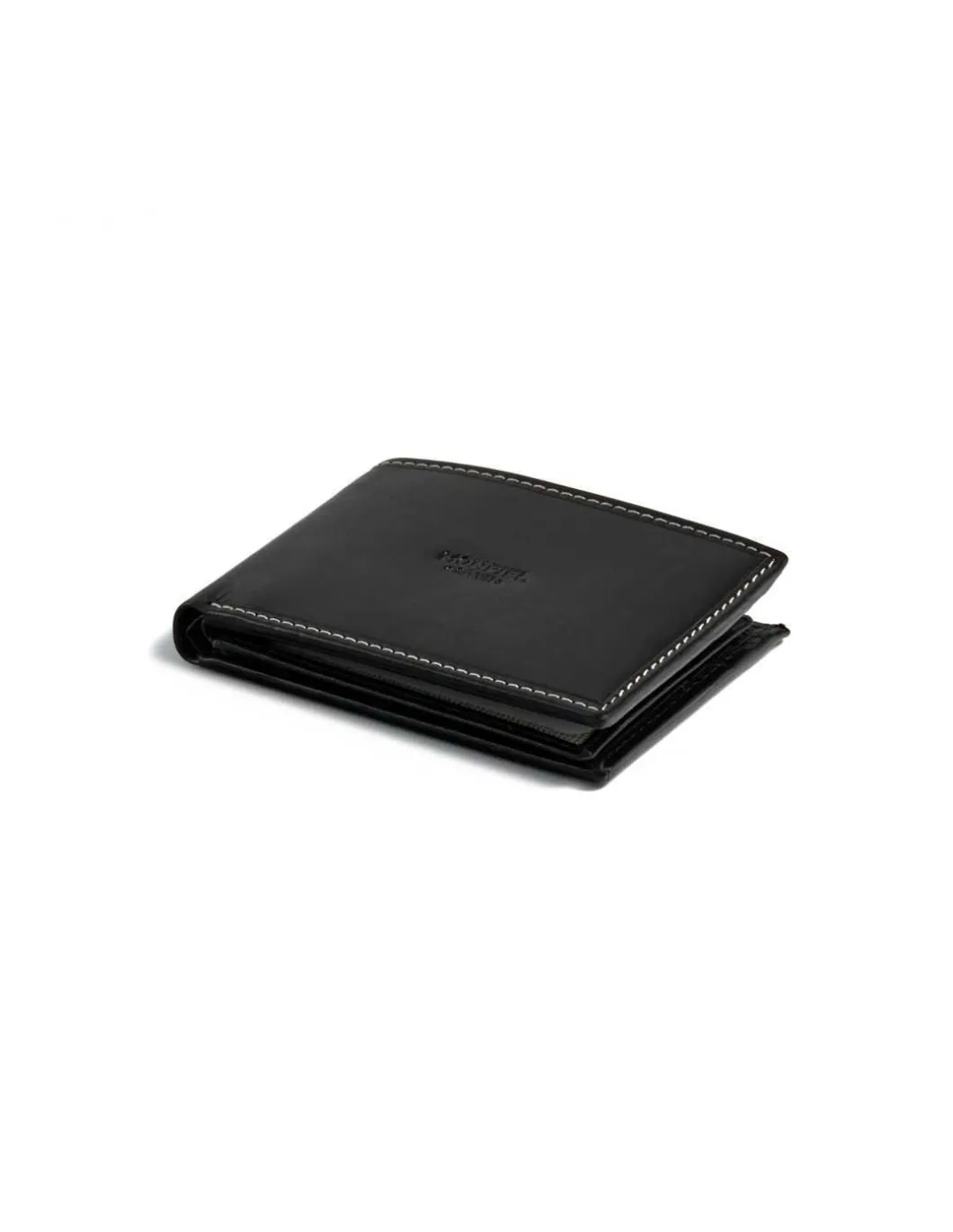 MONPIEL Cartera Americana Pequena Simple Logo Central*Hombre Carteras Hombre Piel