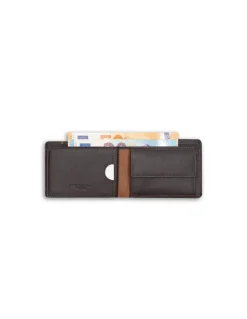 MONPIEL Cartera Americana Pequena con Raya Lateral*Hombre Carteras Hombre Piel