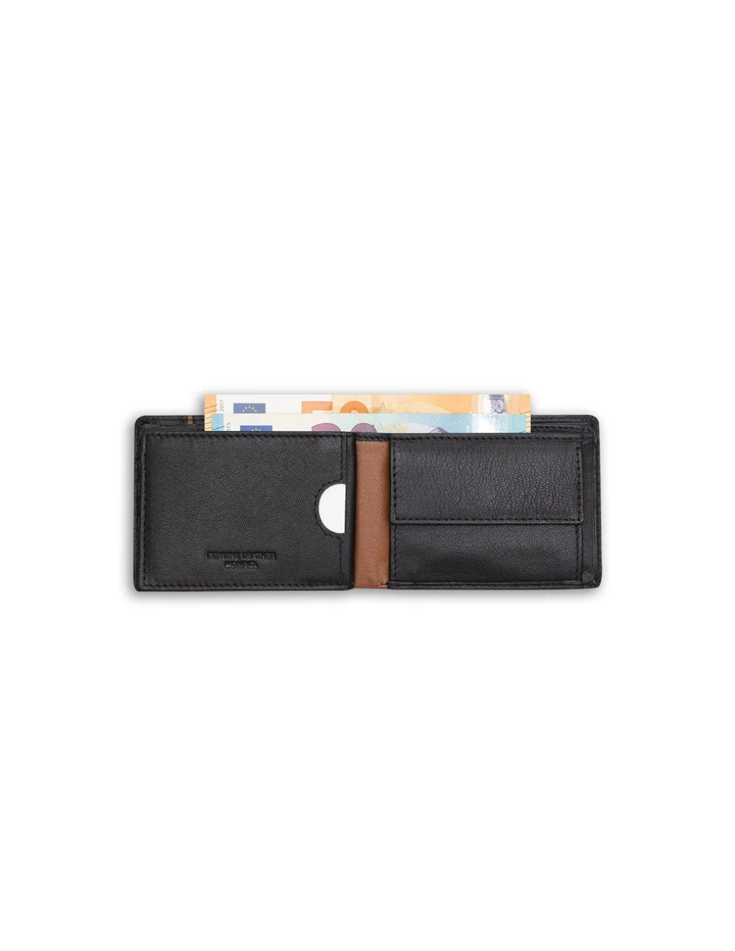 MONPIEL Cartera Americana Pequena con Raya Lateral*Hombre Carteras Hombre Piel