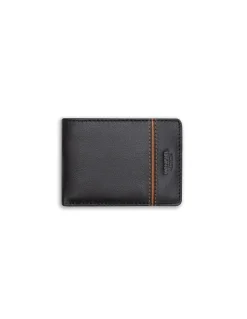 MONPIEL Cartera Americana Pequena con Raya Lateral*Hombre Carteras Hombre Piel