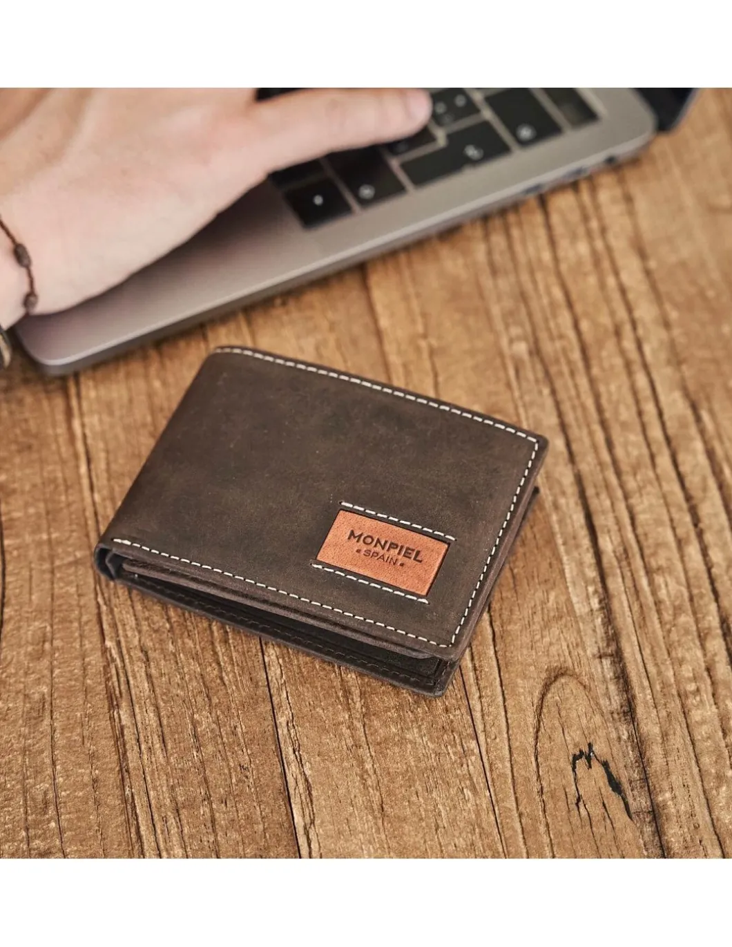MONPIEL Cartera Americana Pequena*Hombre Outlet Hombre|Carteras Hombre Piel